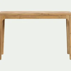 Console en teck recyclé - bois clair