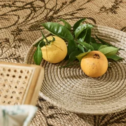 Coupe déco en jonc de mer D26,5cm - naturel