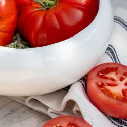 Coupe en porcelaine L23cm - blanc