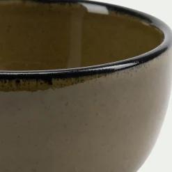 Coupelle apéritive en grès D8,5cm - vert mousse