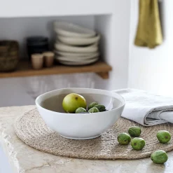 Coupelle en grès D17cm - beige alpilles