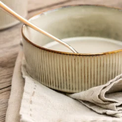 Coupelle en grès D17cm - beige