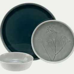 Coupelle en grès D15cm - gris borie