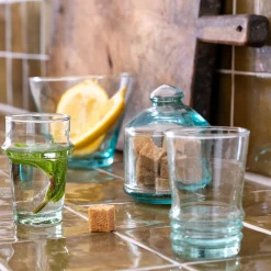 Coupelle en verre recyclé D11,5cm - transparent