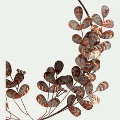 Couronne de Noël en métal D32cm - marron