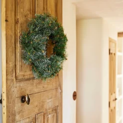 Couronne de Noël en pin artificiel - vert D45cm