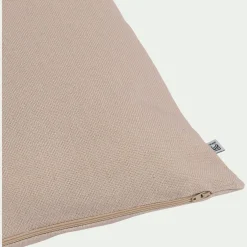 Coussin de jardin en tissu - beige sable 45x45cm