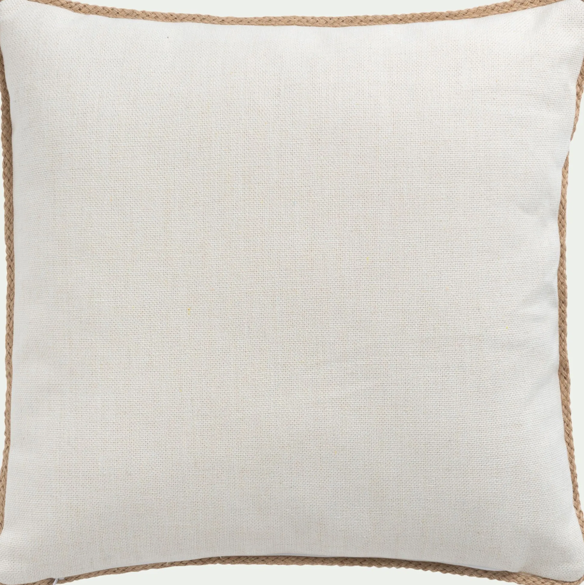Coussin d'extérieur à motif feuilles de figuier 45x45cm - bleu