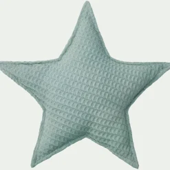 Coussin forme étoile 45x45cm - bleu