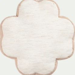 Coussin forme trèfle 35x35cm - beige