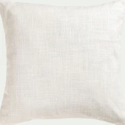 Coussin motif éléphant en coton 45x45cm - gris