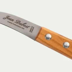 Couteau bec d'oiseau en inox et bois d'olivier 15,30cm - naturel