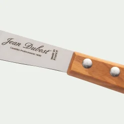 Couteau tartineur en inox et bois d'olivier 16cm - naturel