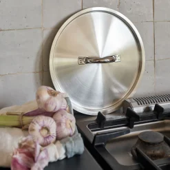 Couvercle en inox De Buyer - argenté D24 cm