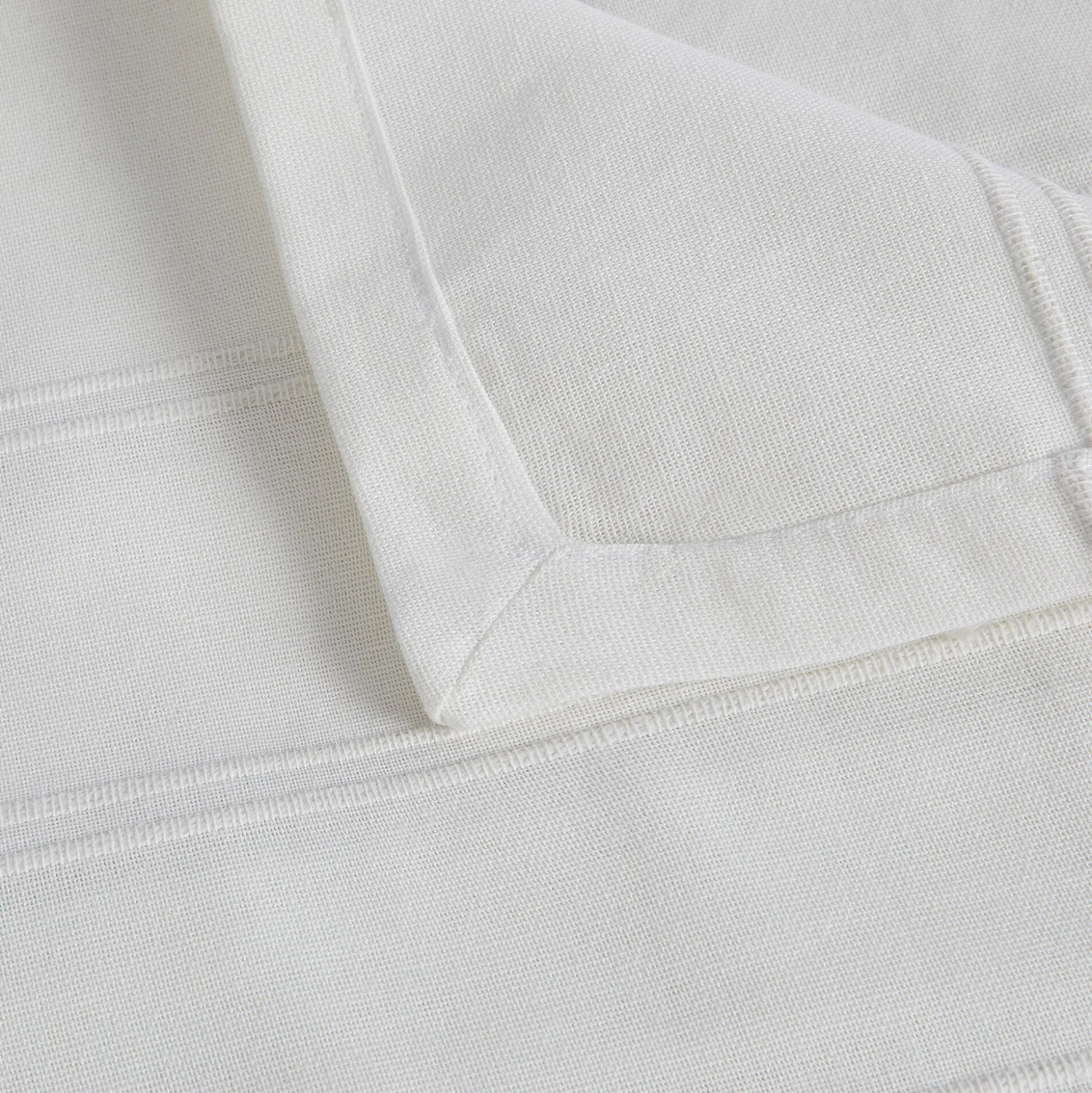 Couvre-lit tissé en coton 230x250cm - blanc ventoux