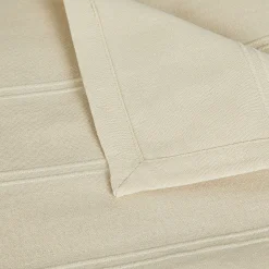 Couvre-lit tissé en coton 230x250cm - beige roucas