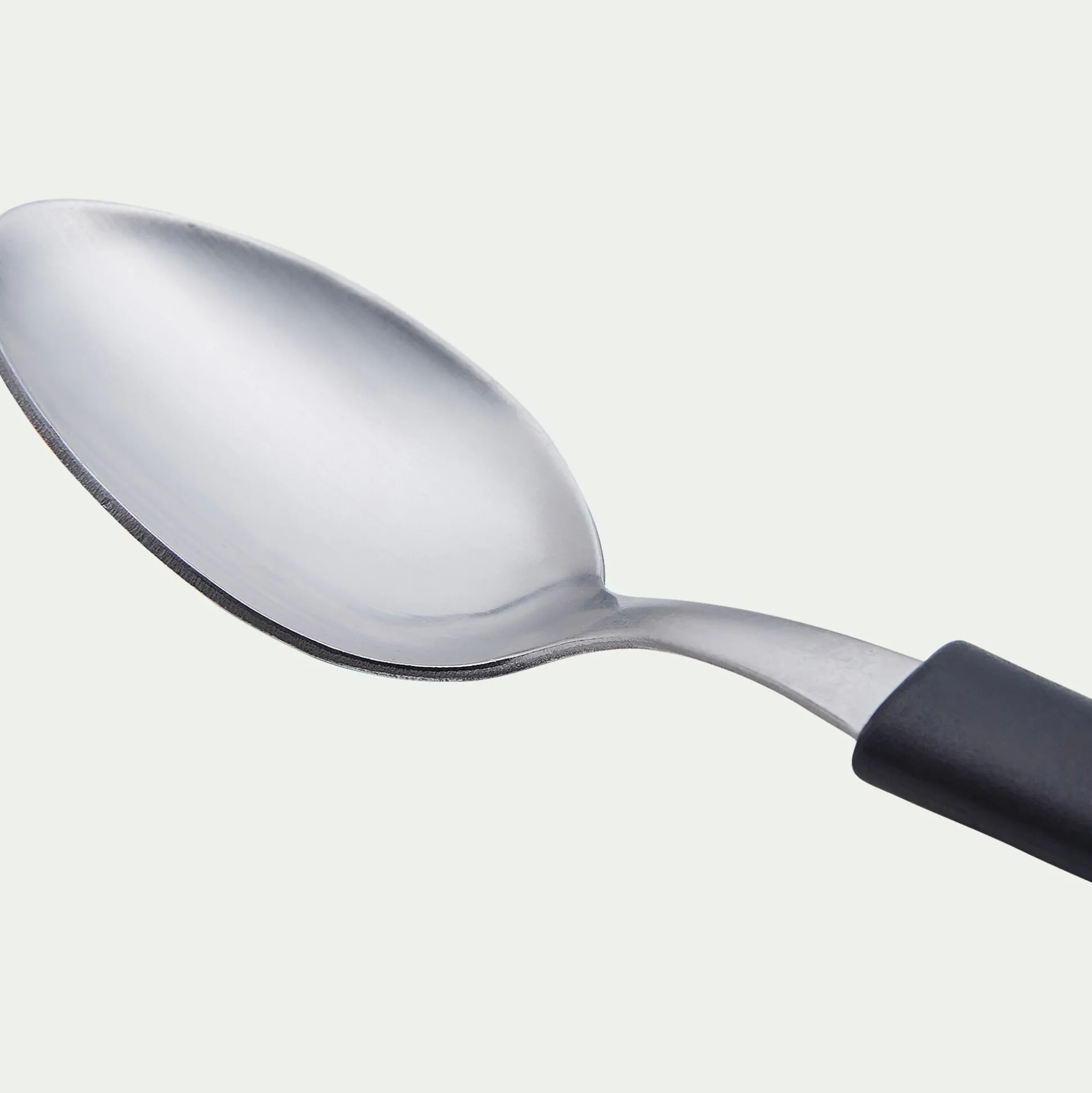 Cuillère à soupe en matière végétale 100% recyclable - noir