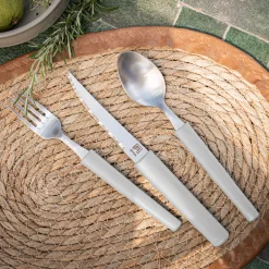 Cuillère en inox - beige roucas