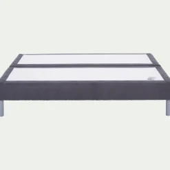 Double sommier tapissier Bultex à lattes - gris 180x200cm