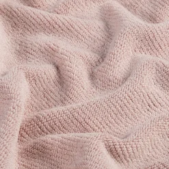 Drap de bain en bouclettes de coton bio - rose rosa 90x150cm