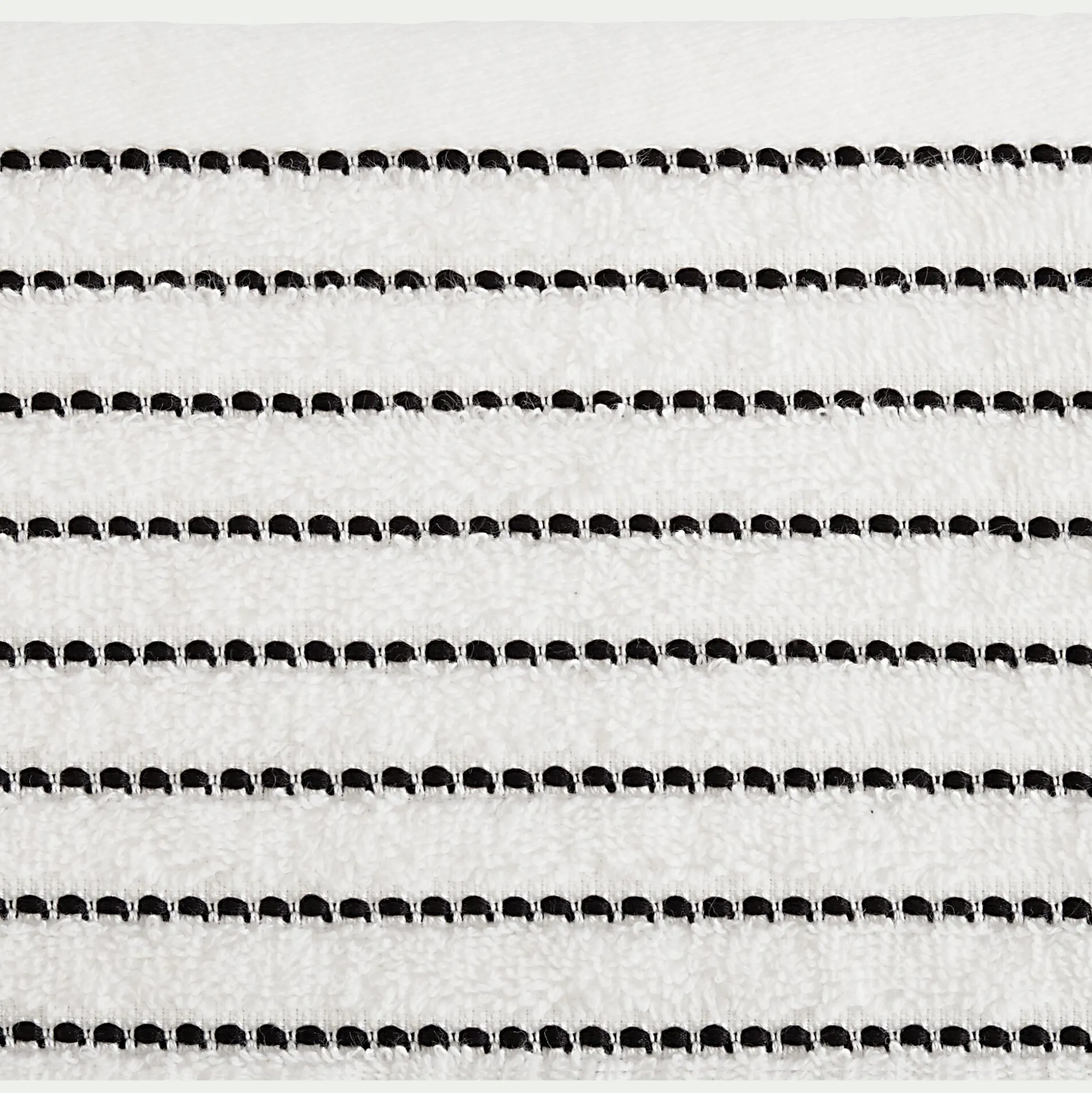 Drap de bain en coton - blanc ventoux 100x150cm