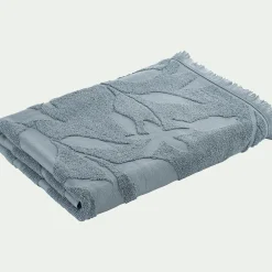Drap de bain en coton - bleu calaluna 100x150cm
