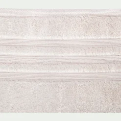 Drap de douche bouclette en coton - blanc ventoux 70x140cm