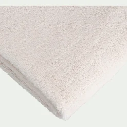 Drap de douche bouclette en coton - blanc ventoux 70x140cm