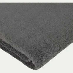 Drap de douche en coton peigné - gris restanque 70x140cm