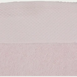 Drap de douche en coton peigné - rose simos 70x140cm