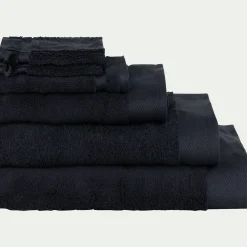 Drap de douche en coton peigné - gris calabrun 70x140cm
