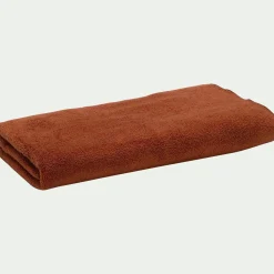 Drap de douche en coton 70x140cm - brun rustrel