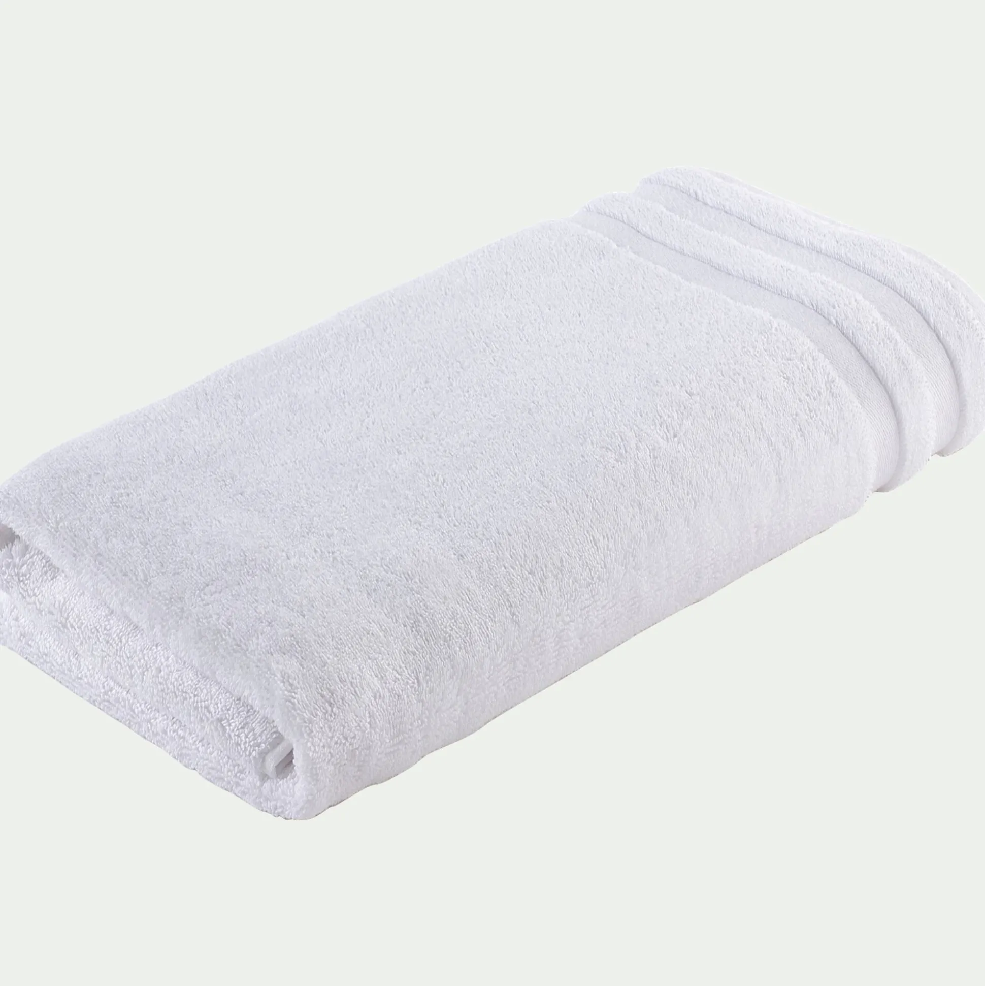 Drap de douche qualité hôtelière en coton - blanc 70x140cm