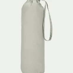 Drap housse en coton 160x200cm B30cm - vert olivier