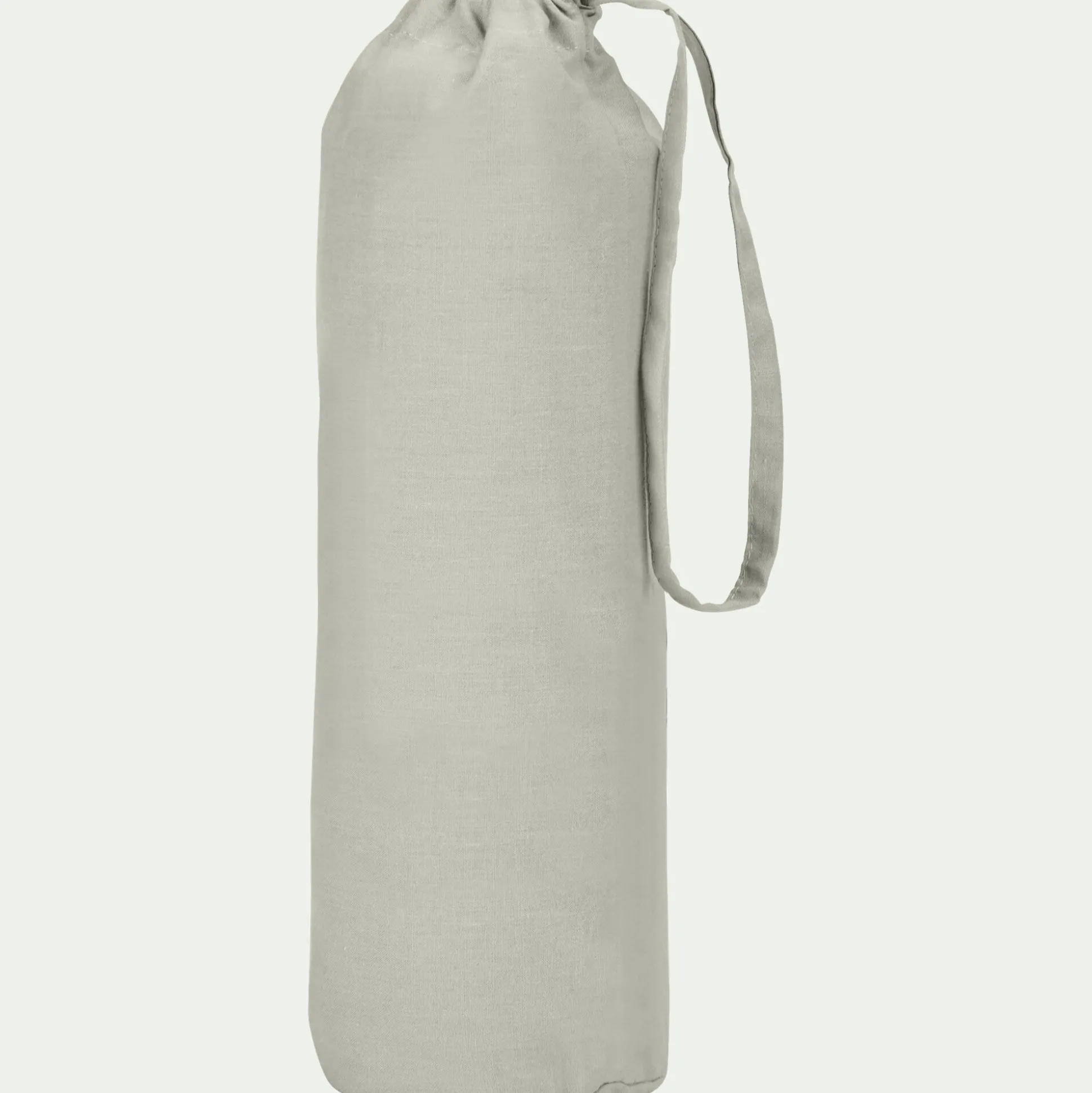 Drap housse en coton 160x200cm B30cm - vert olivier