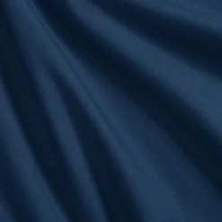 Drap plat en coton bio 270x300cm - bleu abysse