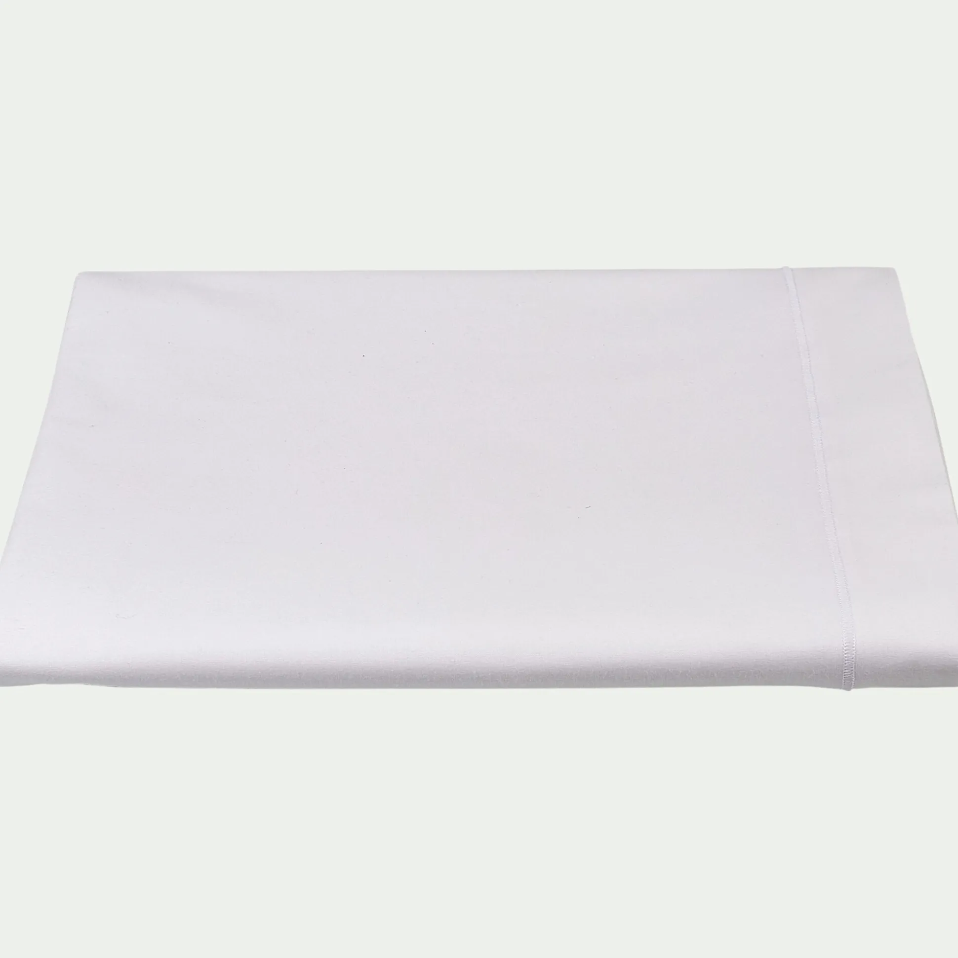 Drap plat en coton 270x300cm - blanc