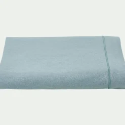 Drap plat en coton 270x300cm - bleu calaluna