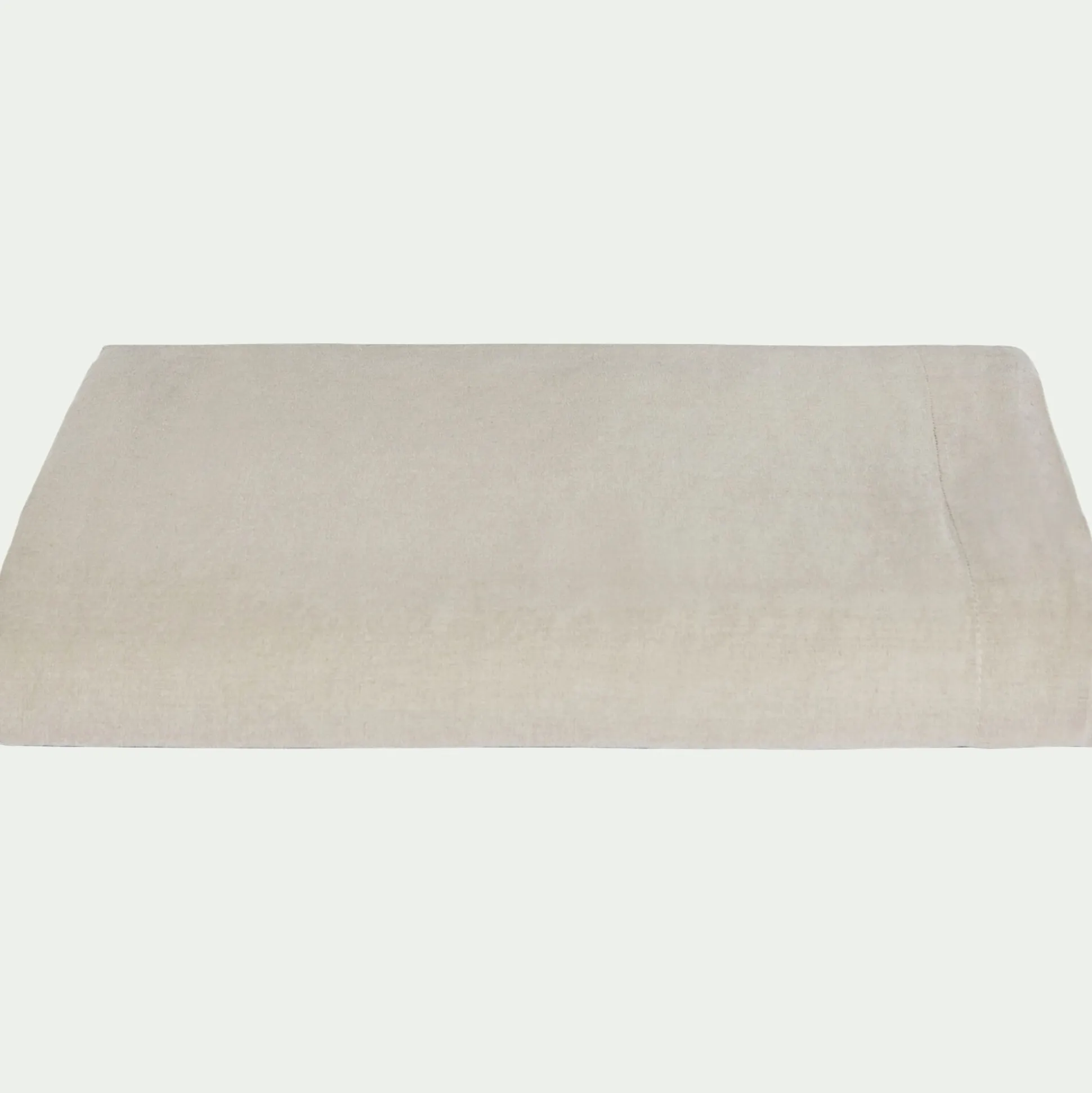 Drap plat en lin lavé 270x300cm - beige