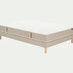 Ensemble matelas ferme à ressorts et sommier équilibré
