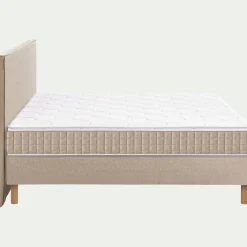 Ensemble matelas ressorts + sommier H24cm alinea 2x80x200cm - beige roucas