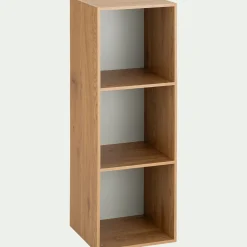 Etagère 3 cases en bois - bois clair