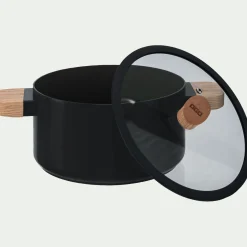 Faitout en aluminium D24cm - noir