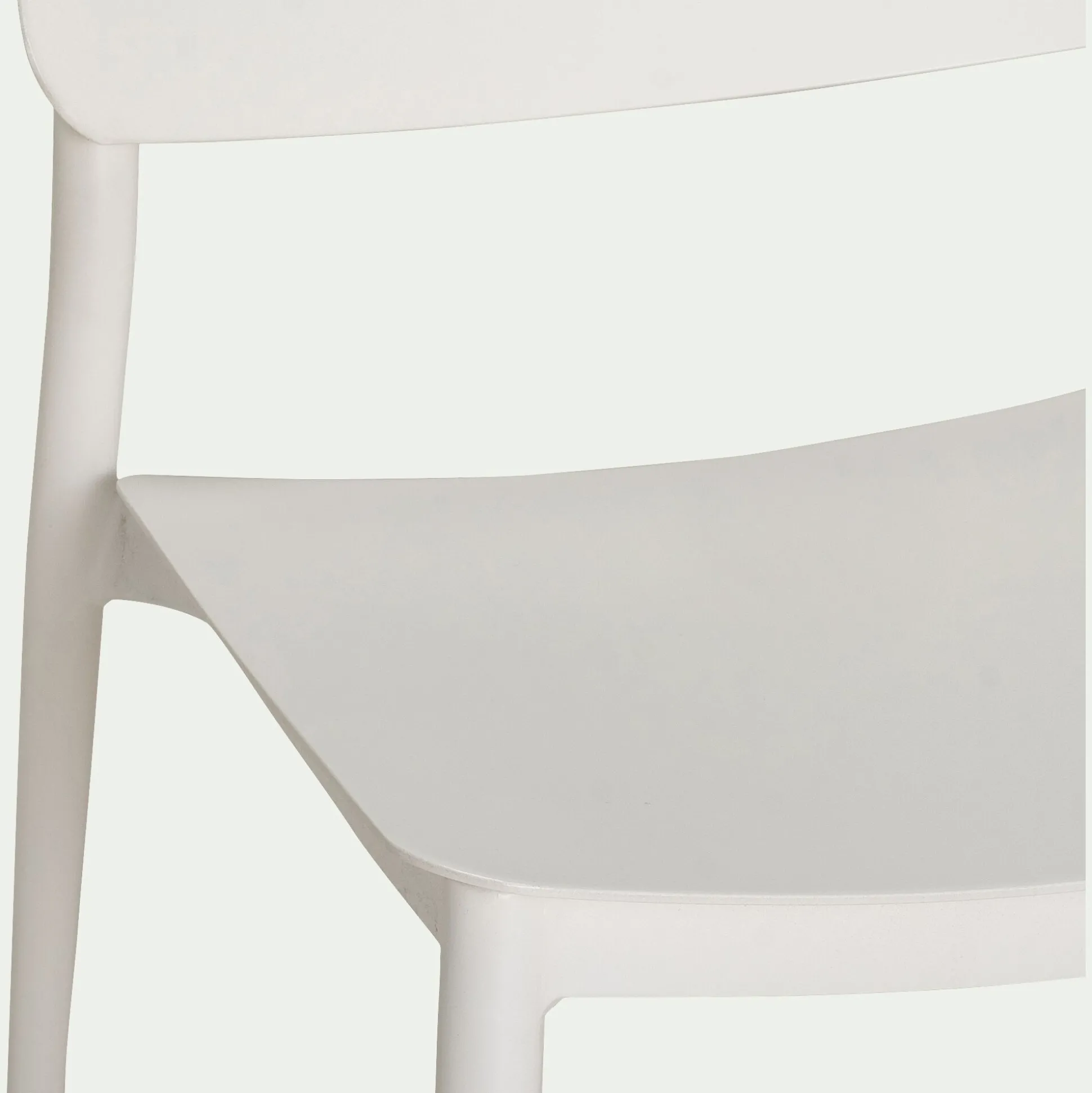 Fauteuil de jardin en aluminium - blanc
