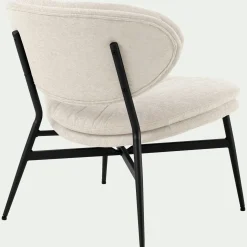 Fauteuil en tissu - beige alpilles