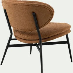 Fauteuil en tissu - brun rustrel