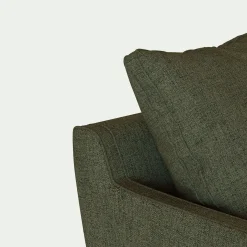 Fauteuil en tissu - vert cèdre