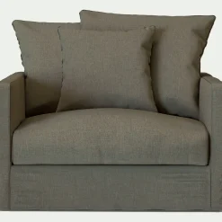 Fauteuil en tissu - vert cèdre