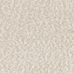 Fauteuil en tissu bouclette - blanc écru