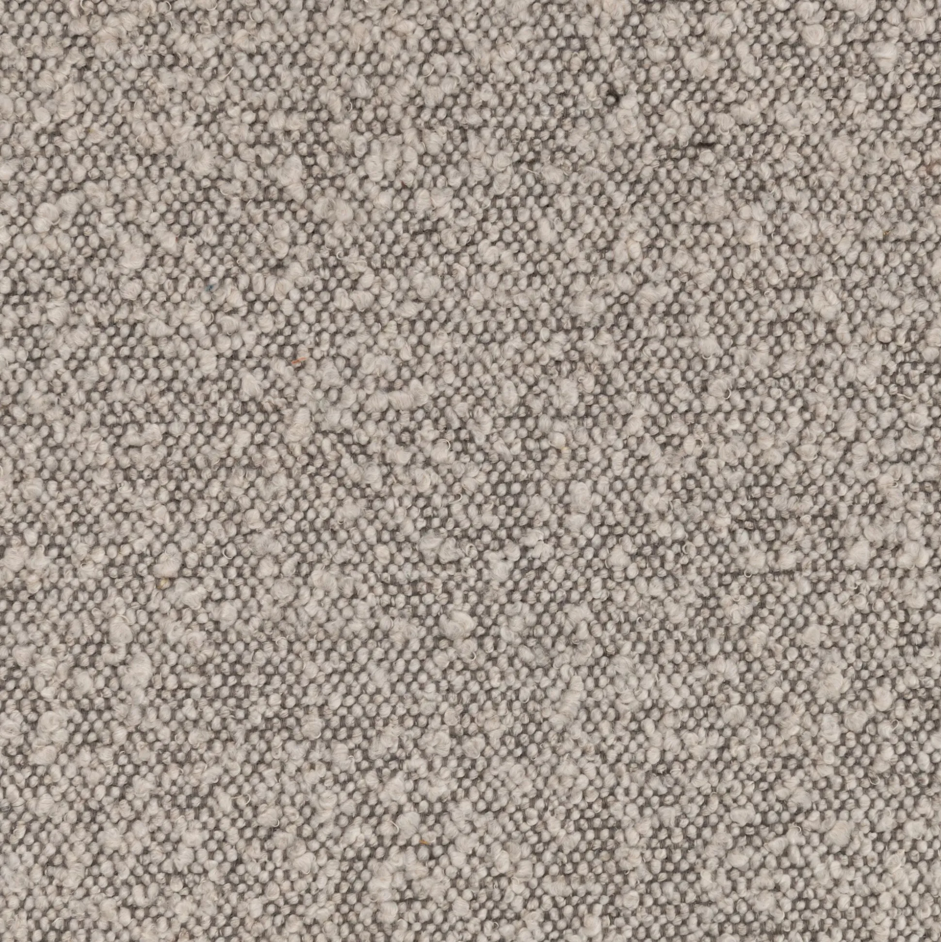 Fauteuil en tissu bouclette - gris clair